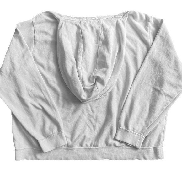 Nike men’s White Long Sleeve Hoodie Black/Gold Logo on front XL - Picture 2 of 12